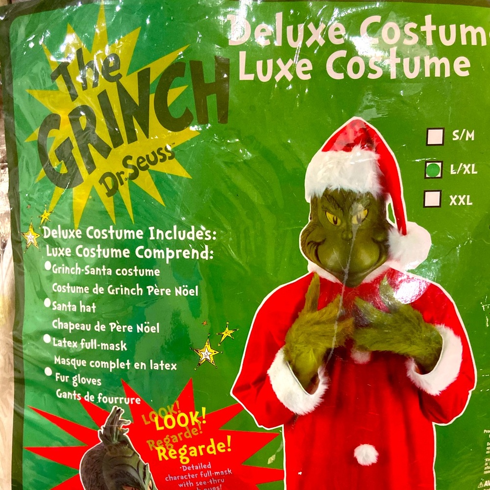 The grinch costume